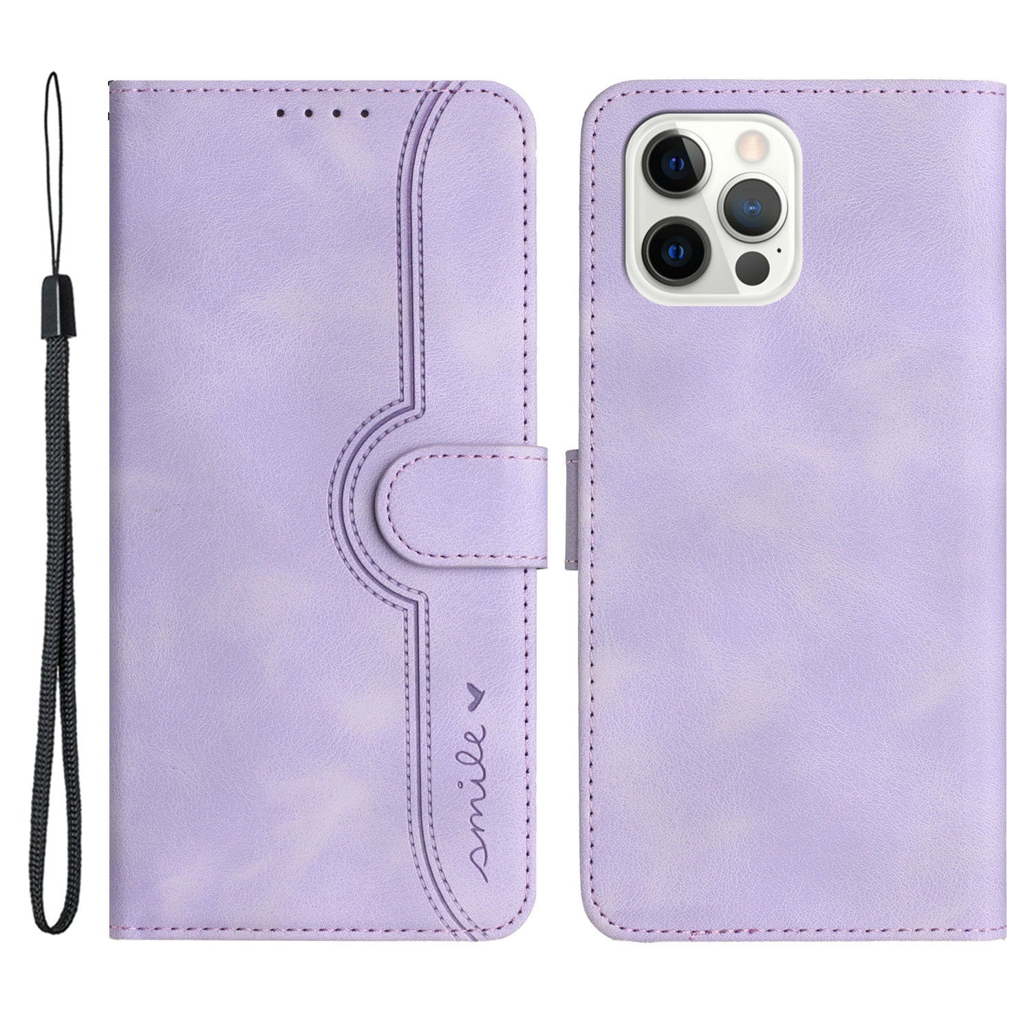 YX003 For iPhone 14 Pro Imprinted Smile Pattern PU Leather Cover Wallet Stand Cell Phone Case YX003 For iPhone 14 Pro Imprinted Smile Pattern PU Leather Cover Wallet Stand Cell Phone Case